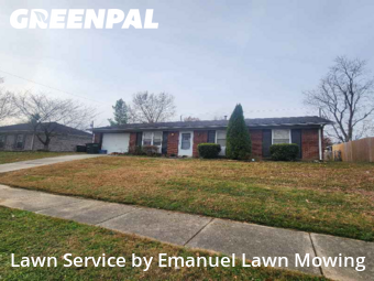 Front Yard Mowing in Jeffersonville, 47130, Yard Grooming by Emanuel Lawn Mowing , work completed in Dec , 2025