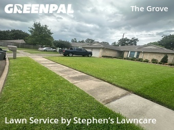Completed mowing work