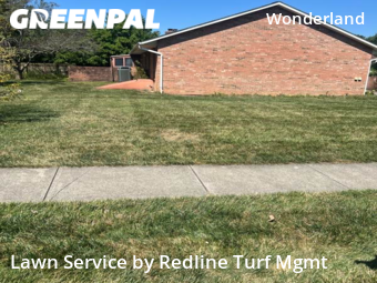 Lawn Cutting in Gahanna, 43230, Lawn Management by Redline Turf Mgmt, work completed in Oct , 2025