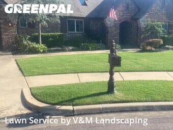 Backyard Landscaping In Tulsa,74133,Landscaping Cleanup by V&M Landscaping, work completed in Jul , 2026