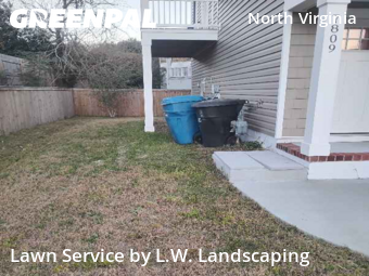 Yard Care in Virginia Beach, 23451, Grass Cutting by L.W. Landscaping , work completed in Oct , 2025