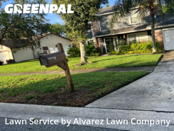 Lawn Cutin Pine Hills,32818,Lawn Service by Alvarez Lawn Company, work completed in Dec , 2025
