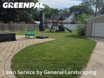Grass Services in Morton Grove, 60053, Front Yard Mowing by General Landscaping , work completed in Nov , 2025