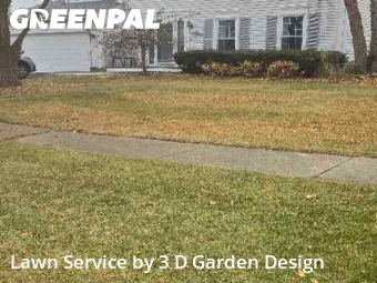 Yard Maintenance in Crystal Lake, 60014, Lawn Management by 3 D Garden Design, work completed in Dec , 2025