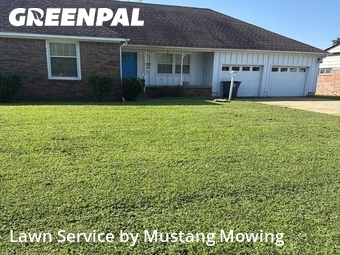 Local Lawn And Landscape Maintenance Services Near Me In Tulsa,74127,Landscaping Cleanup by Mustang Mowing, work completed in Jul , 2026