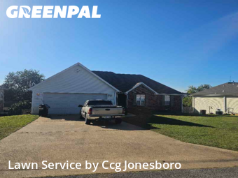 Front Yard Mowing in Jonesboro, 72404, Mowing Services by Ccg Jonesboro, work completed in Oct , 2025