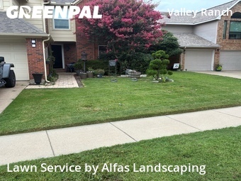 Yard Mowingin Irving,75063,Lawn Care Service by Alfas Landscaping, work completed in Jun , 2026
