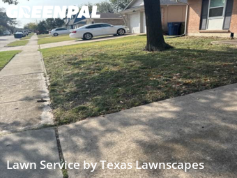 Yard Cuttingin Garland,75042,Lawn Cut by Texas Lawnscapes, work completed in Dec , 2025