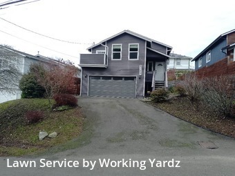 Front Yard Mowing in Seattle, 98108, Front Yard Mowing by Working Yardz, work completed in Dec , 2025