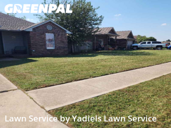 Lawn Servicein Moore,73160,Lawn Cutting by Yadiels Lawn Service, work completed in Dec , 2025