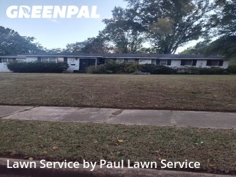 Front Yard Mowing in Millington, 38053, Lawn Work by Paul Lawn Service, work completed in Nov , 2025
