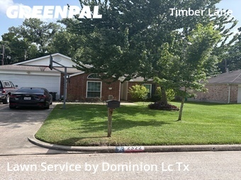 Grass Cutin Spring,77373,Lawn Service by Dominion Lc Tx, work completed in Jul , 2026