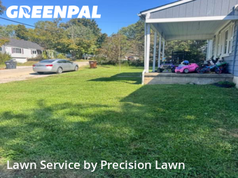 Lawn Work in Florence, 41042, Front Yard Mowing by Precision Lawn, work completed in Nov , 2025