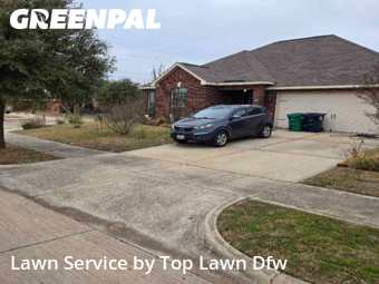Yard Cuttingin Denton,76209,Lawn Mow by Top Lawn Dfw, work completed in Jan , 2026