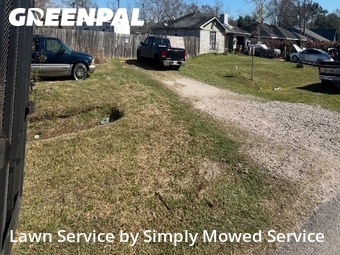 Yard Mowing in Dickinson, 77539, Lawn Care by Simply Mowed Service, work completed in 16 Jan, 2026 