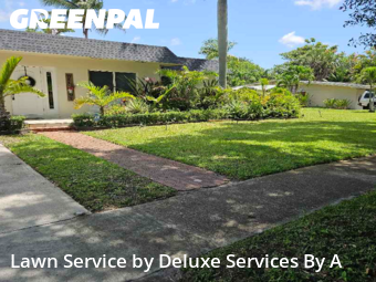 Lawn Cuttingin Plantation,33317,Lawn Maintenance by Deluxe Services By A, work completed in Dec , 2025