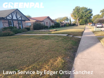 Lawn Mowing Servicein Garland,75044,Lawn Mowing Service by Edgar Ortiz Sanchez, work completed in Dec , 2025