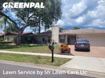 Front Yard Mowing in East Lake, 34685, Landscaping Maintenance by Sfr Lawn Care Llc, work completed in Nov , 2025