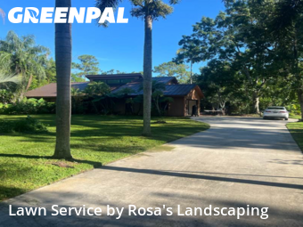 Lawn Cutting in Jupiter, 33478, Weekly Mowing by Rosa's Landscaping , work completed in Nov , 2025