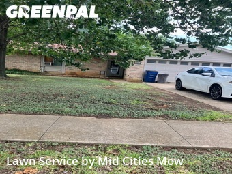 Lawn Maintenancein Euless,76039,Grass Cut by Mid Cities Mow, work completed in Dec , 2025