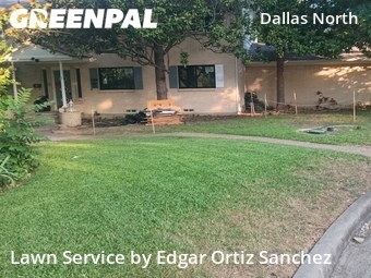 Lawn Care Servicein Plano,75075,Yard Cutting by Edgar Ortiz Sanchez, work completed in Jul , 2026