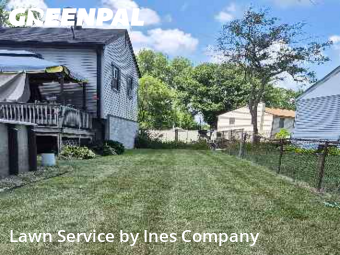 Lawn Maintenancein Orland Park,60462,Yard Cutting by Ines Company, work completed in Dec , 2025