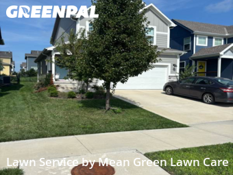 Lawn Cutin Blue Springs,64064,Lawn Maintenance by Mean Green Lawn Care, work completed in Nov , 2025