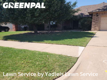 Lawn Mowin Moore,73160,Yard Mowing by Yadiels Lawn Service, work completed in Oct , 2025