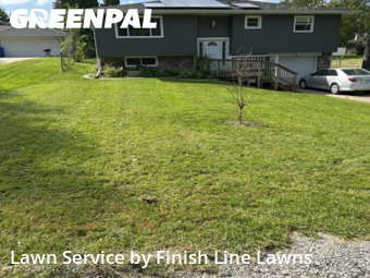 Grass Care in Moline, 61265, Yard Cutting by Finish Line Lawns, work completed in Dec , 2025