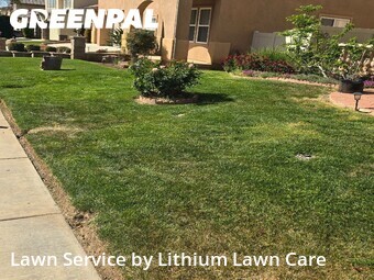 Lawn mowed in Beaumont, 92223