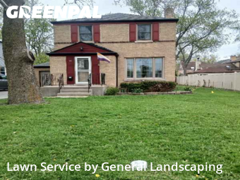 Lawn Cutin Des Plaines,60016,Yard Cutting by General Landscaping , work completed in Nov , 2025