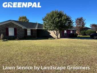 Grass Cutting in Athens, 35613, Lawn Management by Landscape Groomers , work completed in Nov , 2025