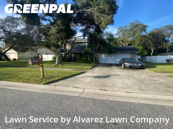 Yard Mowingin Pine Hills,32818,Grass Cutting by Alvarez Lawn Company, work completed in Dec , 2025
