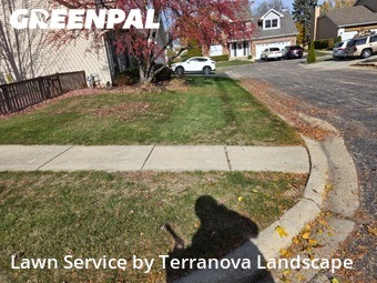 Lawn Work in Bartlett, 60103, Mowing Services by Terranova Landscape, work completed in Dec , 2025