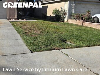 Lawn mowing work completed in Colton, CA
