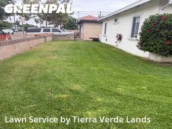 Lawn mowing work completed in Downey, CA
