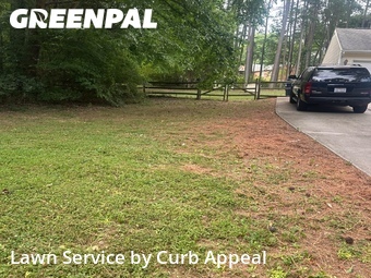 Lawn mowed in Harrisburg, 28075