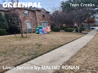Lawn Management in Allen, 75013, Grass Services by MALDEZ RONAN, work completed in Dec , 2025