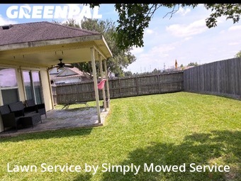 Grass Cuttingin Pearland,77581,Lawn Cutting by Simply Mowed Service, work completed in Jun , 2026