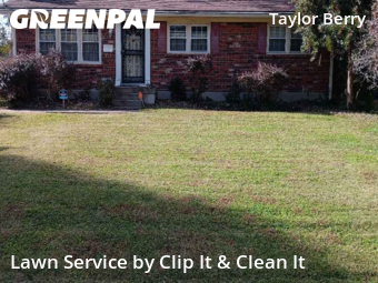 Lawn Maintenancein Louisville,40215,Grass Cutting by Clip It & Clean It, work completed in Nov , 2025
