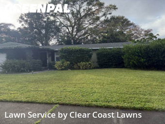 Grass Cutin Largo,33771,Lawn Care by Clear Coast Lawns, work completed in Dec , 2025