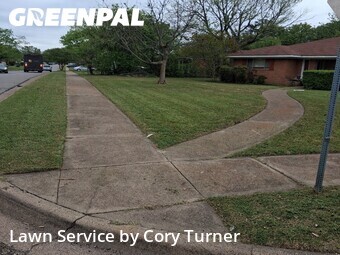 Lawn mowed in Duncanville, 75137