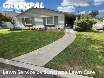 Lawn mowing work completed in Whittier, CA