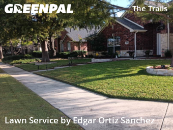 Lawn Mowingin Frisco,75034,Grass Cutting by Edgar Ortiz Sanchez, work completed in Dec , 2025