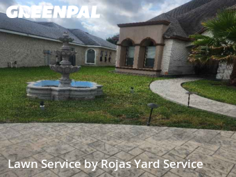 Front Yard Mowing in Pharr, 78577, Lawn Upkeep by Rojas Yard Service, work completed in Nov , 2025