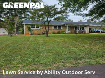 Grass Cutin Gastonia,28056,Grass Cut by Ability Outdoor Serv, work completed in Dec , 2025