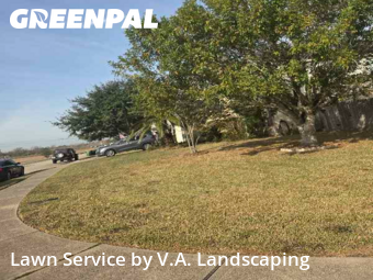 Grass Cuttingin Pearland,77584,Lawn Cutting by V.A. Landscaping, work completed in Dec , 2025