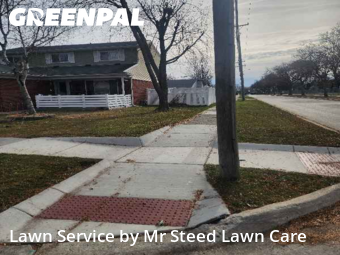 Lawn Mowingin Oak Park,48237,Lawn Mow by Mr Steed Lawn Care, work completed in Dec , 2025
