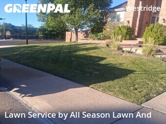 Completed mowing work
