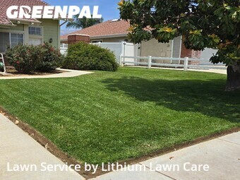 Lawn mowing work completed in Beaumont, CA